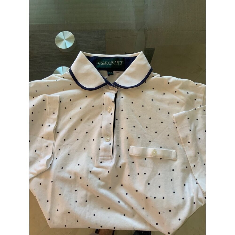 Lyle & Scott women's polo style sports top size Large 44 chest 24 long like new